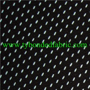 black mesh fabric bond creamy white waterproof tpu film
